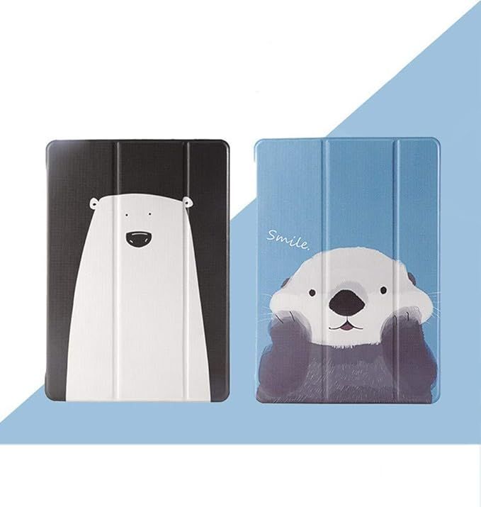 【在庫処分】iPad mini5 mini4 ケース 背面透明 クリア 可愛い 動物 ラッコ クマ ウサギ 猫 鶴 子豚 柄 アイパッド ミニ５ ミニ４ iPad mini 5 4 カバー 印刷 プリント レザー TPU オートスリープ 極薄 