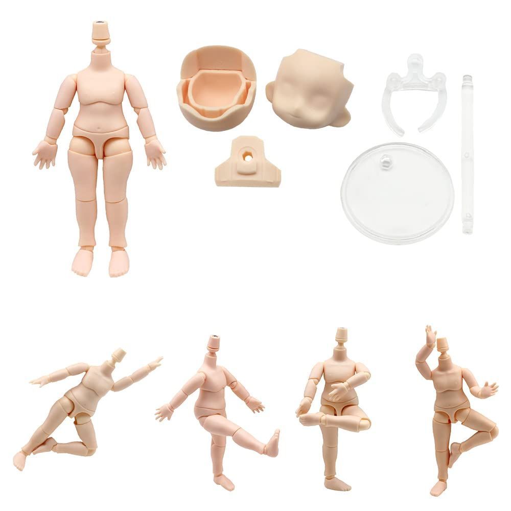 新着商品】DODボディ 13cm 可動フィギュア素体 GSC、1/12BJD人形ヘッド niannyyhouse に適用 (Normal  White+B) - メルカリ