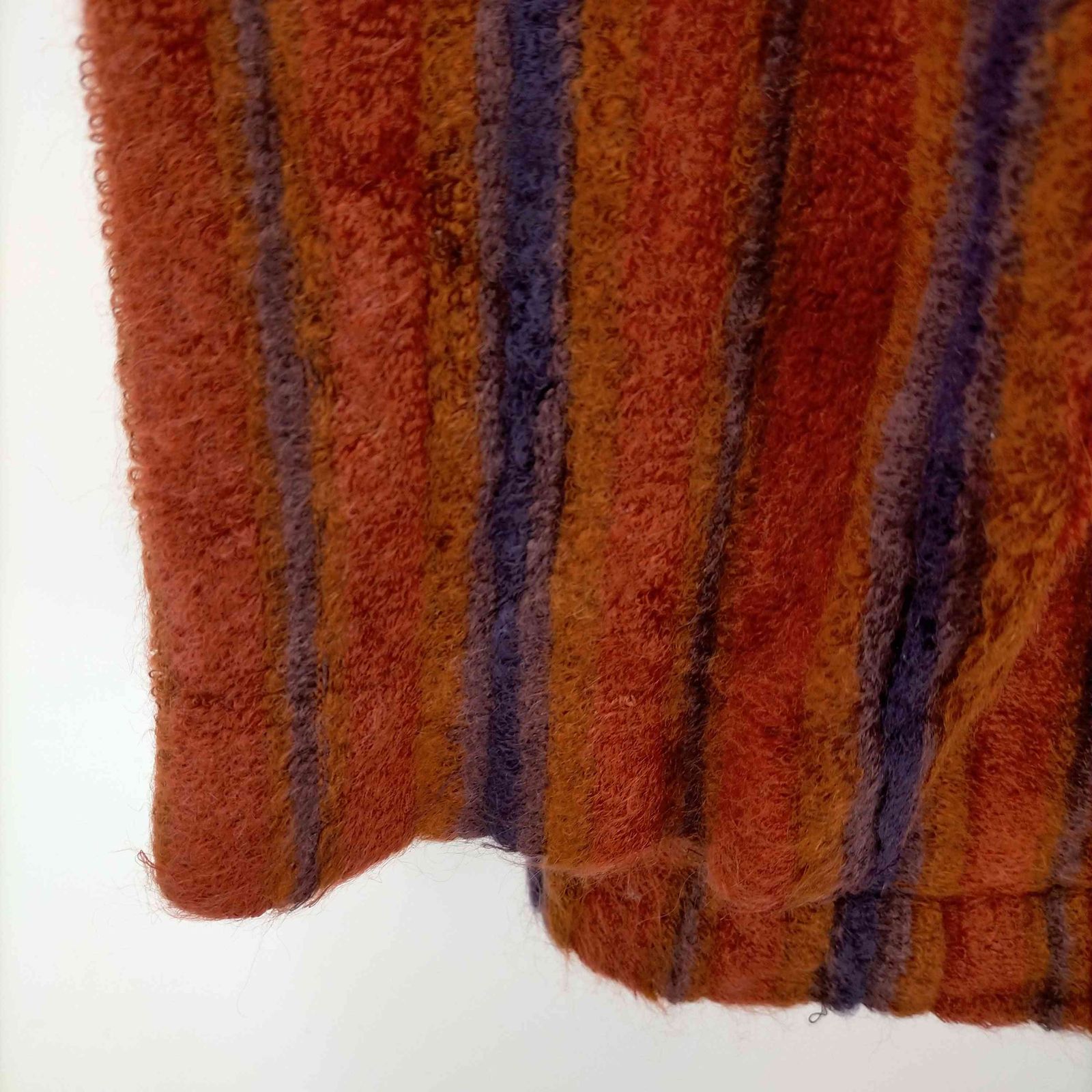 ミッソーニ MISSONI イタリア製 70％モヘア ストライプ柄 ニット