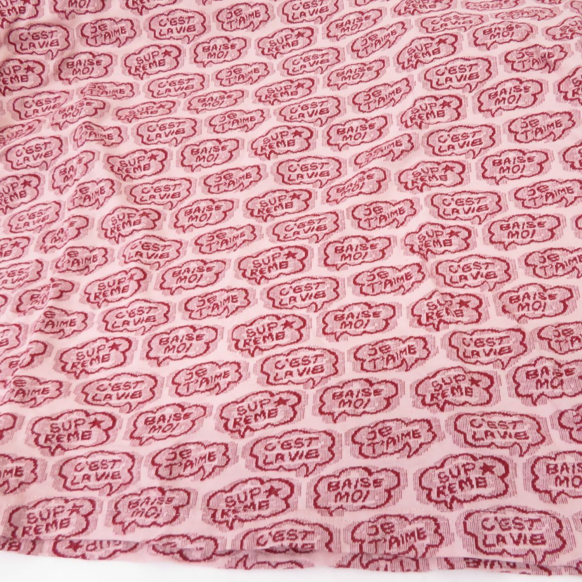 Supreme シュプリーム 22SS Word Bubble Jacquard S/S Top ワード