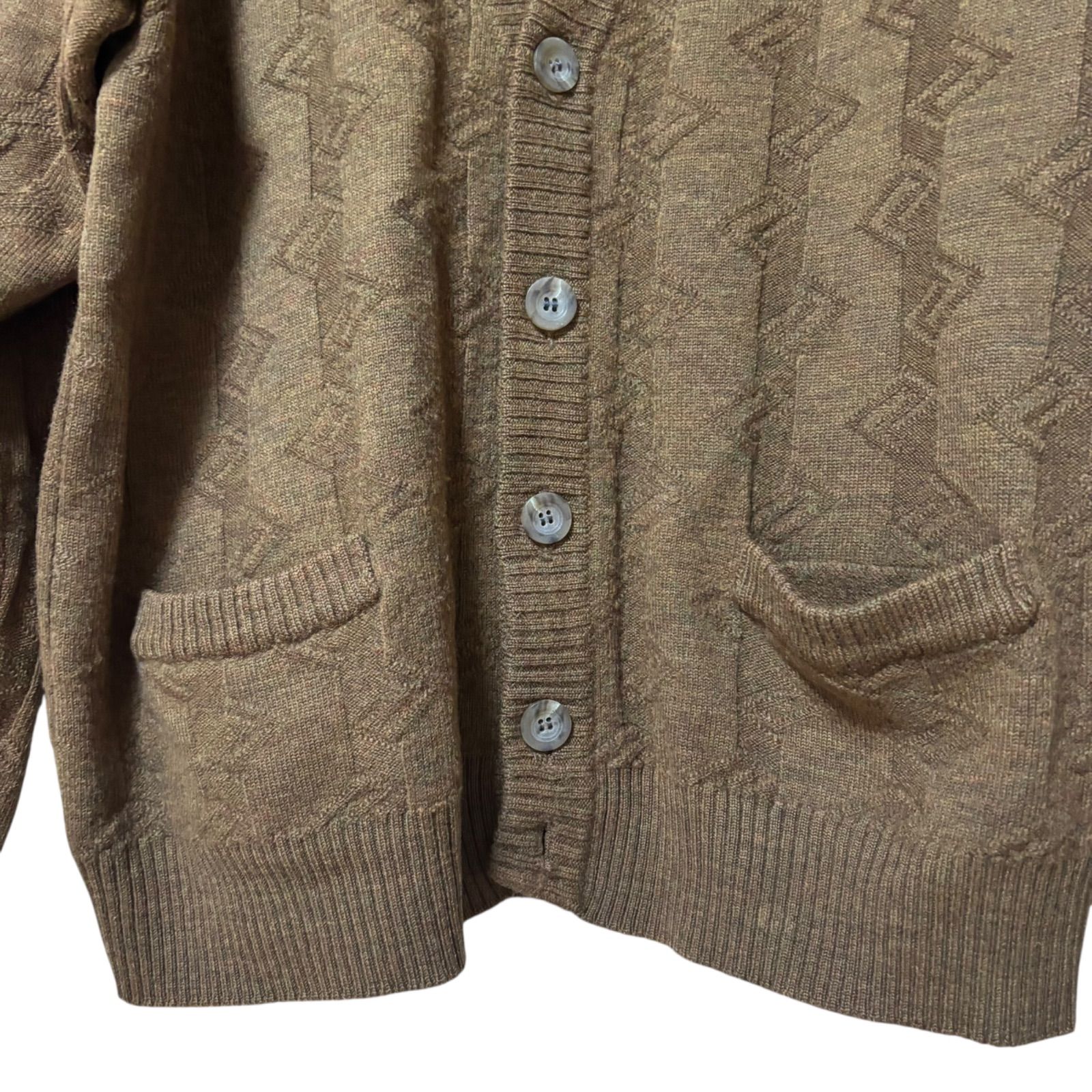 RE242 Salvatore Ferragamo フェラガモ ウールカーディガン ニット