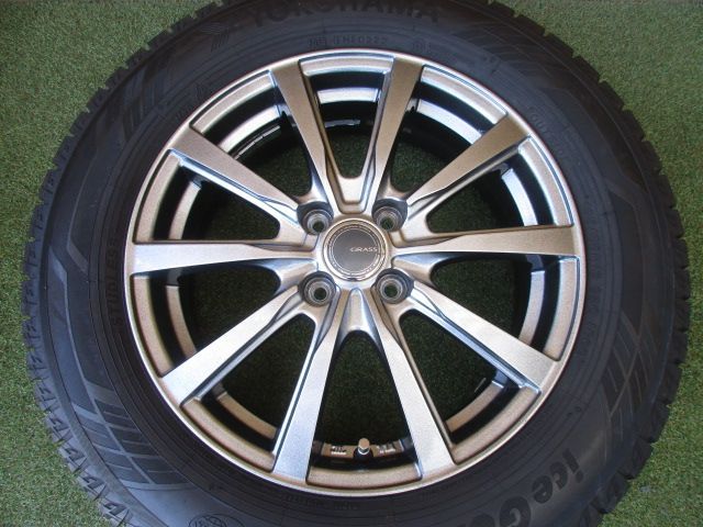 195/65R16スタッドレスタイヤホイールセット 20年製 BS VRX2 中古