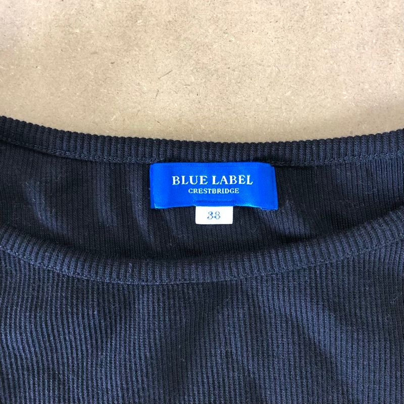 ブルーレーベル BLUE LABEL CRESTBRIDGE カットソー パフスリーブ リブ