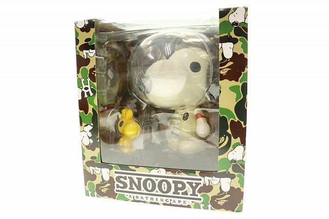 アベイシングエイプ A BATHING APE 14AW MEDICOM TOY VCD SNOOPY u0026 WOODSTOCK 2014 PEANUTS メディコムトイ コラボ スヌーピー アンド ウッドストック フィギュア 宇宙飛行士 ピーナッツ 【ブランド