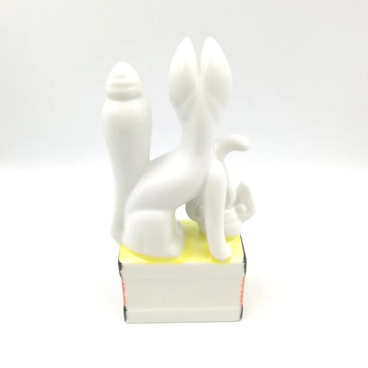 稲荷きつね 狐 陶器 置物 6寸 新品未使用 - メルカリ