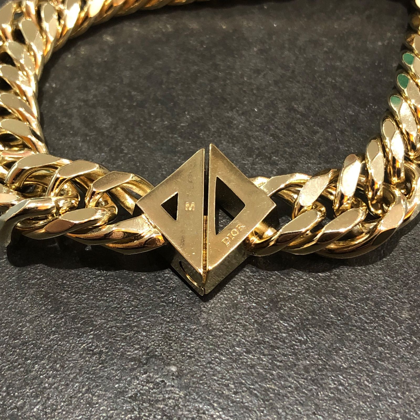 DIOR CDダイヤモンド ブレスレット ゴールド GP ディオール
