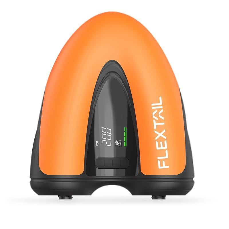 FLEXTAILGEAR EVO SUP PUMP 20PSI SUP用電動エアーポンプ 8000mahバッテリー充電式 空気入れ 空気抜き 日光可読LCD 液晶スクリーン 自動停止機能 サーフィンカイト ボード SUP用 0