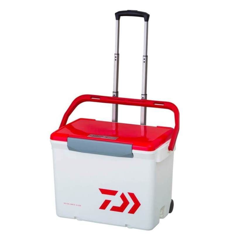 ダイワ クーラーボックス シークールキャリーⅡ ＧＵ ２５００ ホワイト レッド
