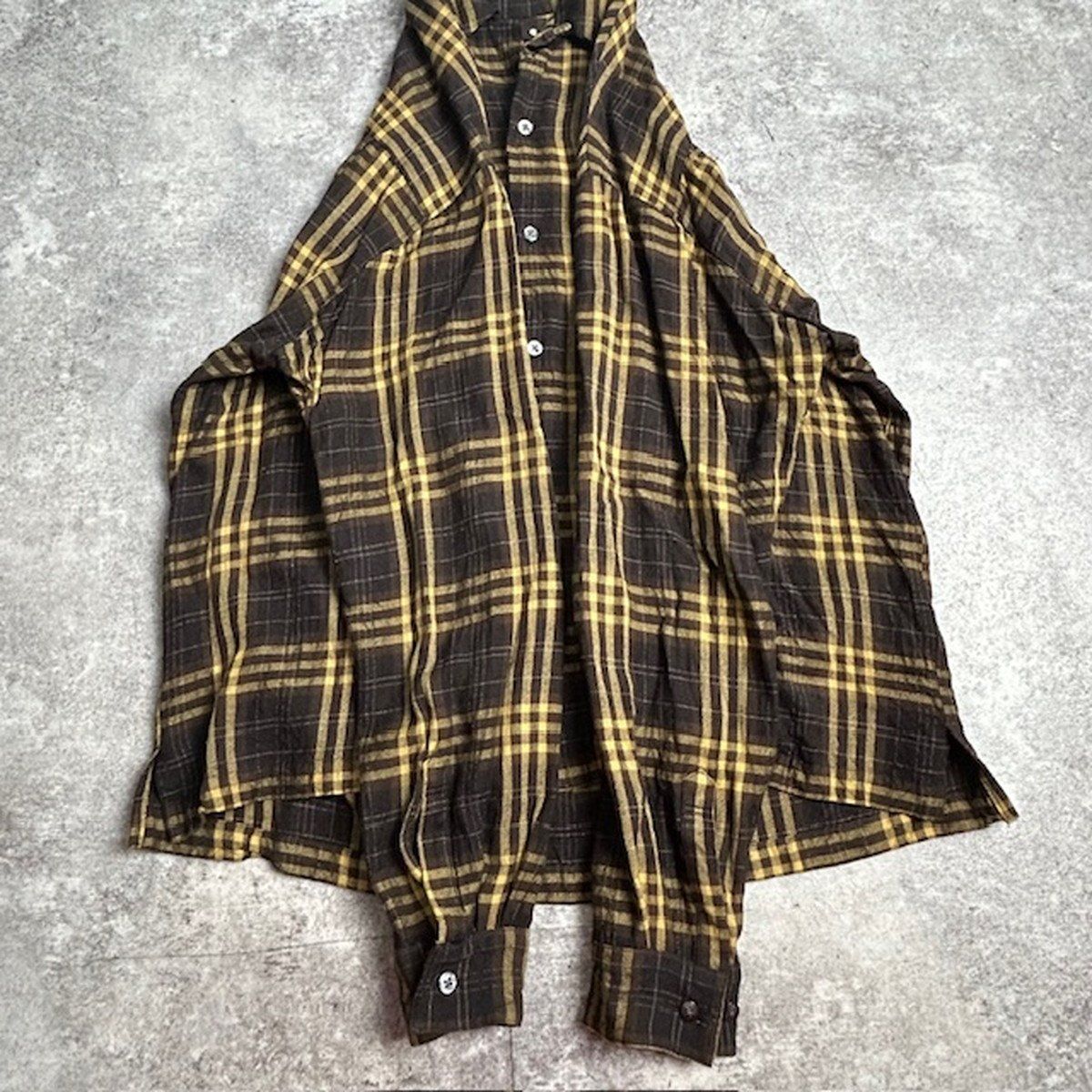 MINEDENIM マインデニム チェックシャツ 23AW 長袖 TOPS 日本製