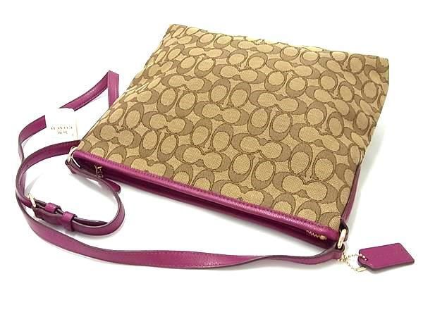 【希少】コーチ　アクセサリーポーチ　フリンジ　スエード　シグネチャー　パープル 希少 COACH コーチ アクセサリーポーチ パープル シグネチャー