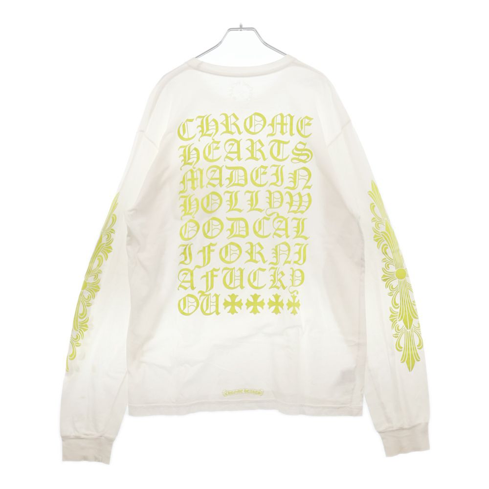 CHROME HEARTS (クロムハーツ) Yellow Made In Hollywood LS Tee