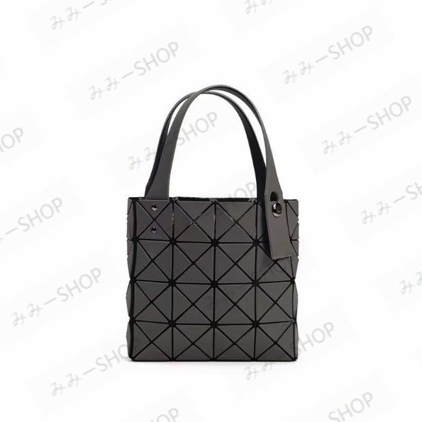 BAOBAO ISSEY MIYAKE バオバオイッセイミヤケ トートバッグ 小物入れ 4✖️4 グレー