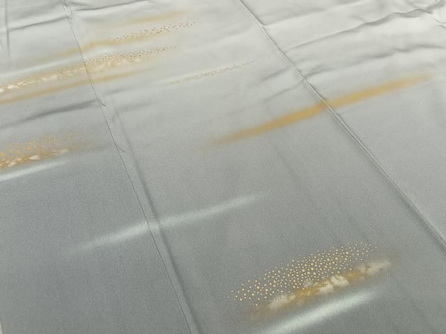 平和屋着物○人間国宝 福田喜三郎 訪問着 箔散らし 暈し染め 金彩 正絹