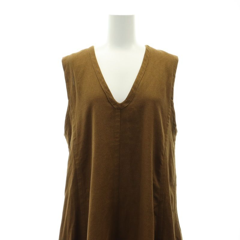 イレーヴ YLEVE 23SS LINEN COTTON MESH OP ワンピース ロング
