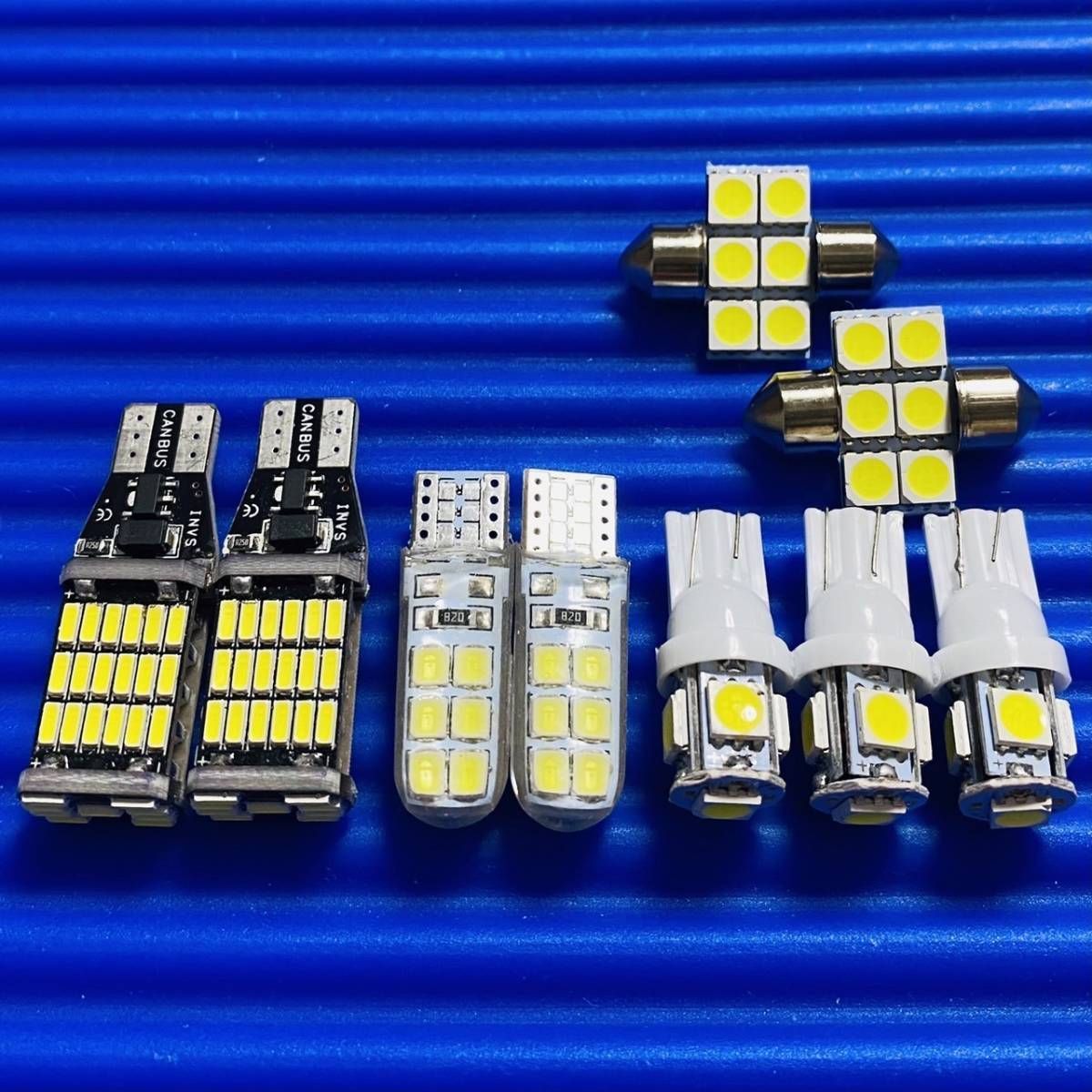 バモス HM1 HM2 バックランプ ポジション球 ナンバー灯 T10 LED ルームランプ ホワイト 9個セット ホンダ カー用品 パーツ -  メルカリ