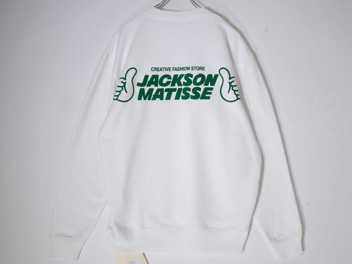 ジャクソンマティスJACKSON MATISSE 2023AW フェルトロゴ スウェット ...