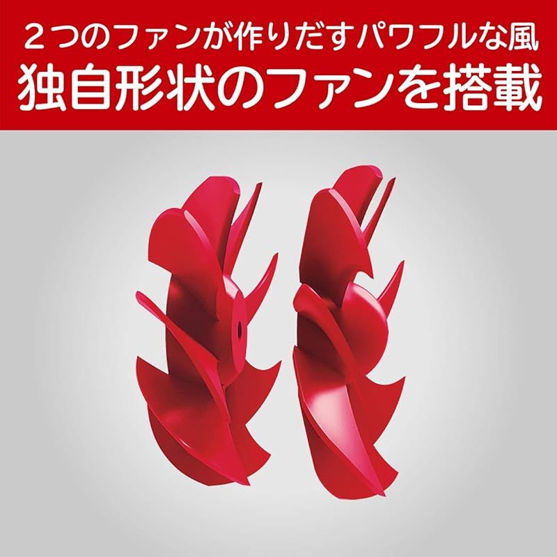 マイナスイオン レッド