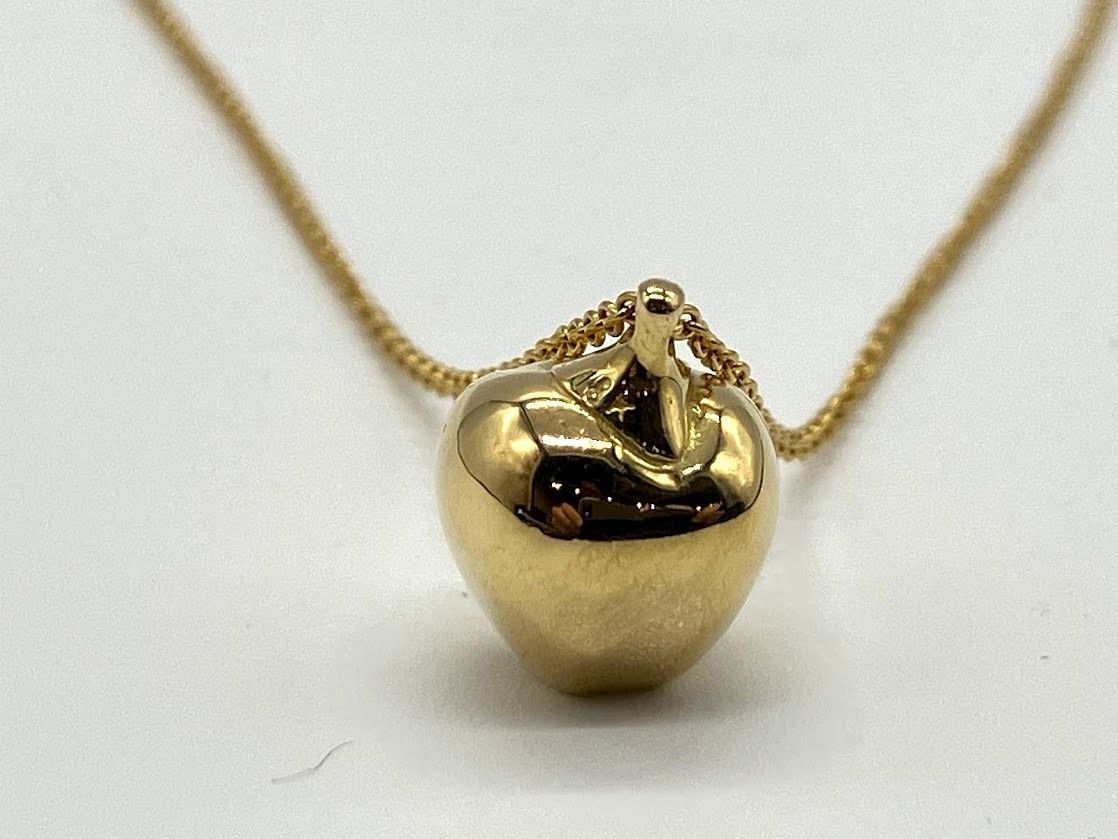 IT3ZXBSYORN0】TIFFANY&CO ティファニー K18 Au750 りんご