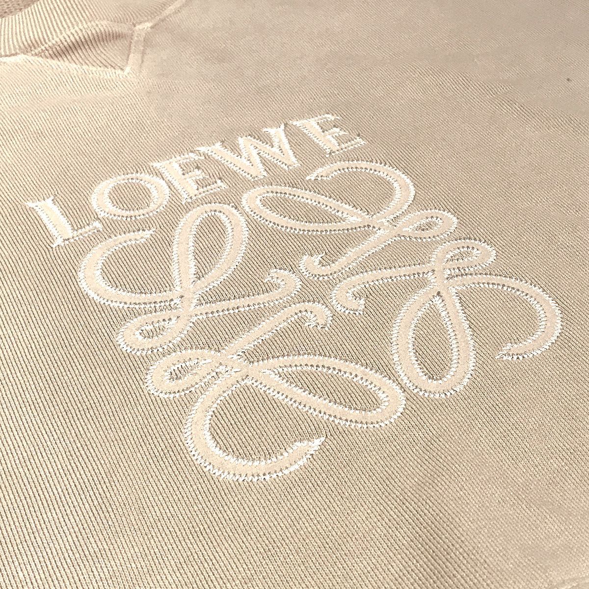【超美品】大人気ロエベスウェットトレーナーアナグラム ロエベ LOEWE スウェット トレーナー アナグラム グレー