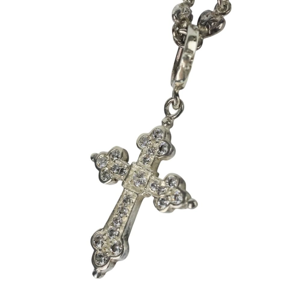【状態良好】ローリーロドキン　ミニバチカンクロスペンダント　18K×SV925 Loree Rodkin - 美品 Loree Rodkin ローリーロドキン ジルコニア
