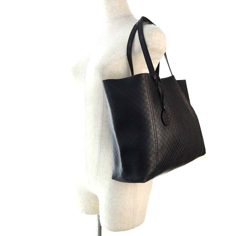 お値下げBOTTEGA VENETA ダークブラウン 編み込レザー トートバッグ Bottega Veneta ダークブラウン トートバッグ - メルカリ