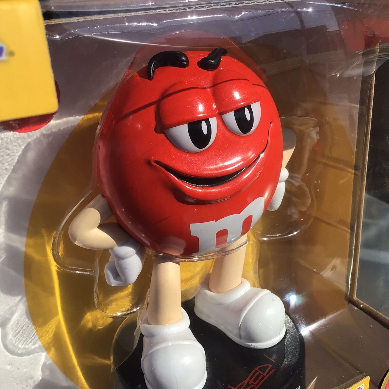 新品 M&M'S エムアンドエムズ ダイキャスト フィギュア レッド