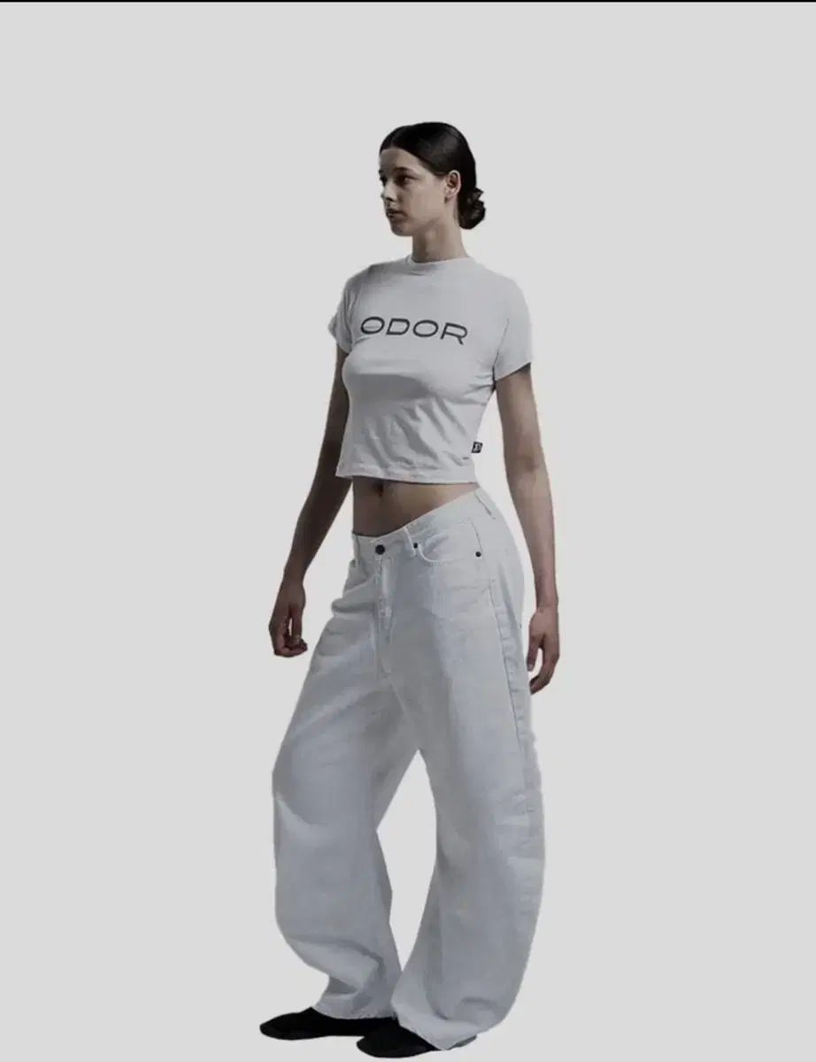 ODOR オドア noir white pants ノイアー 白 パンツ