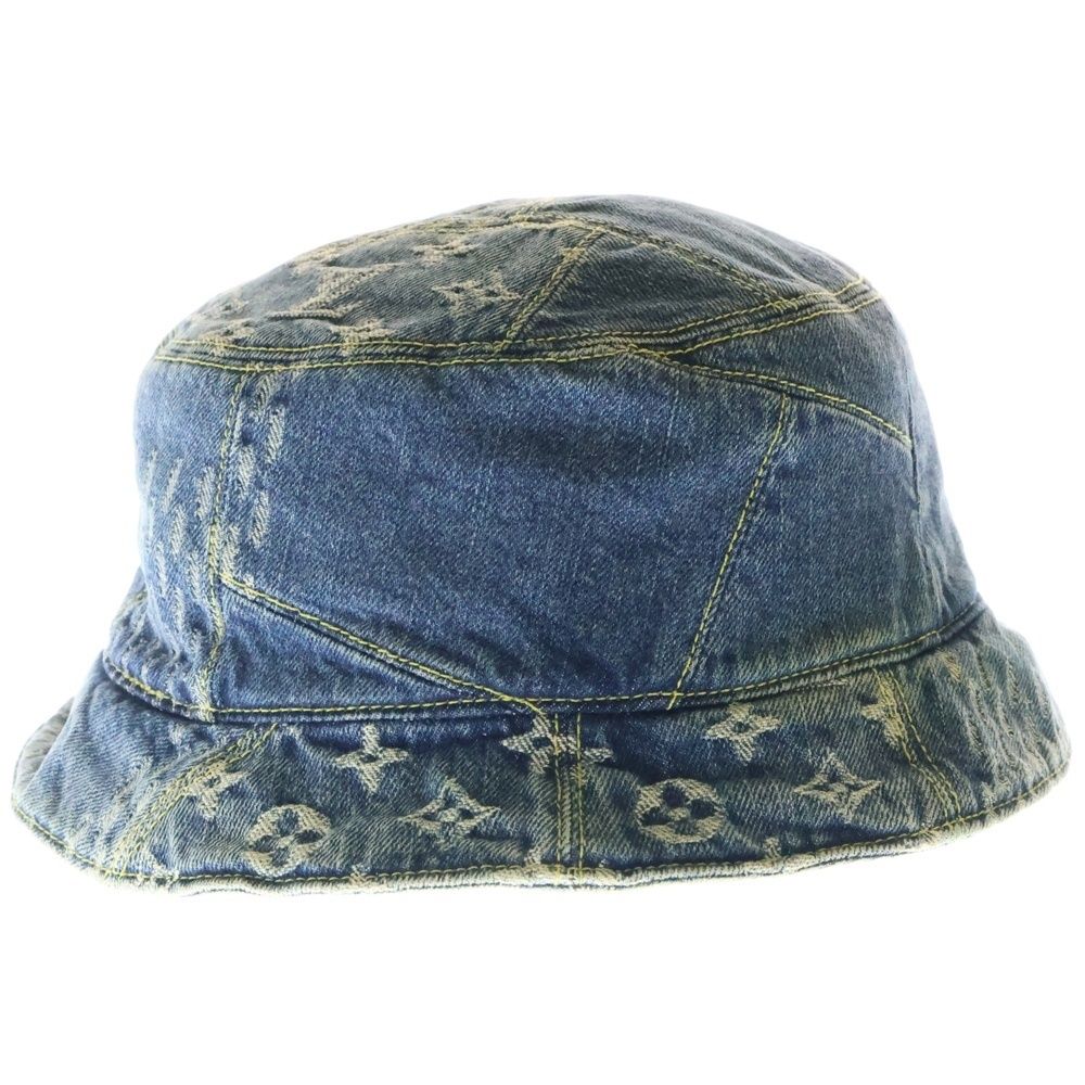 LOUIS VUITTON (ルイヴィトン) ×NIGO モノグラム デニムバケット