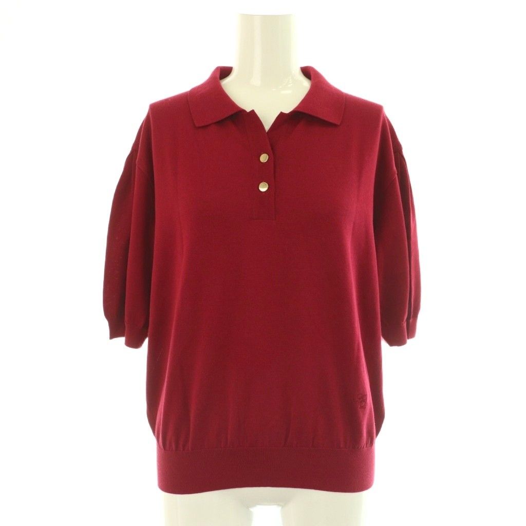 アクアスキュータム　半袖　POLOニット アクアスキュータム AQUASCUTUM POLOニット ポロシャツ 半袖 8