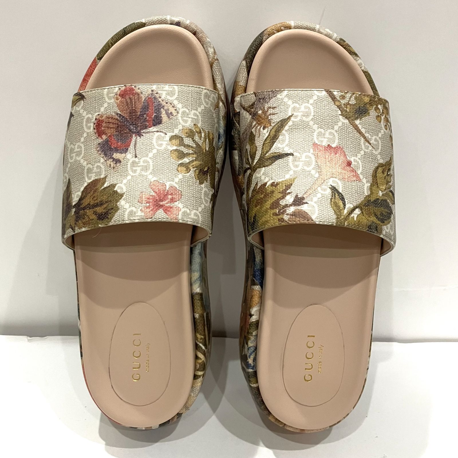 極美品】GUCCI グッチ GGフローラ スライドサンダル 23ss 花柄 - メルカリ