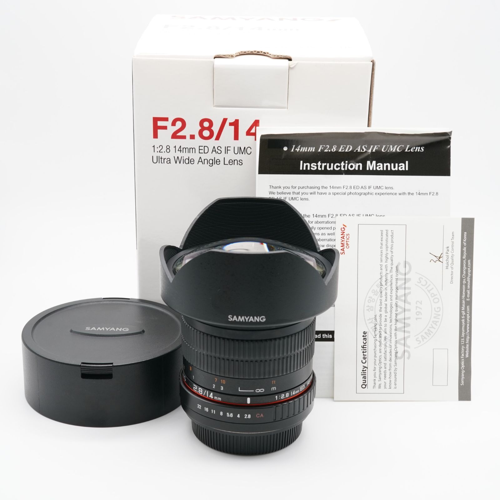 ☆極上品☆サムヤン 14mm f2.8 ED AS IF UMC 元箱付き 【公式通販】