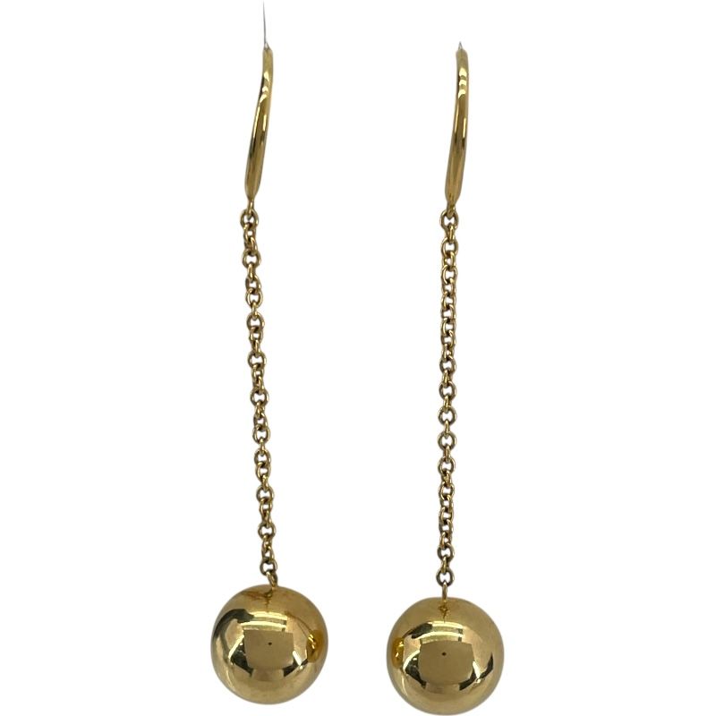 ティファニー TIFFANY＆CO ハードウェアボールピアス ゴールド Au750 ジュエリー