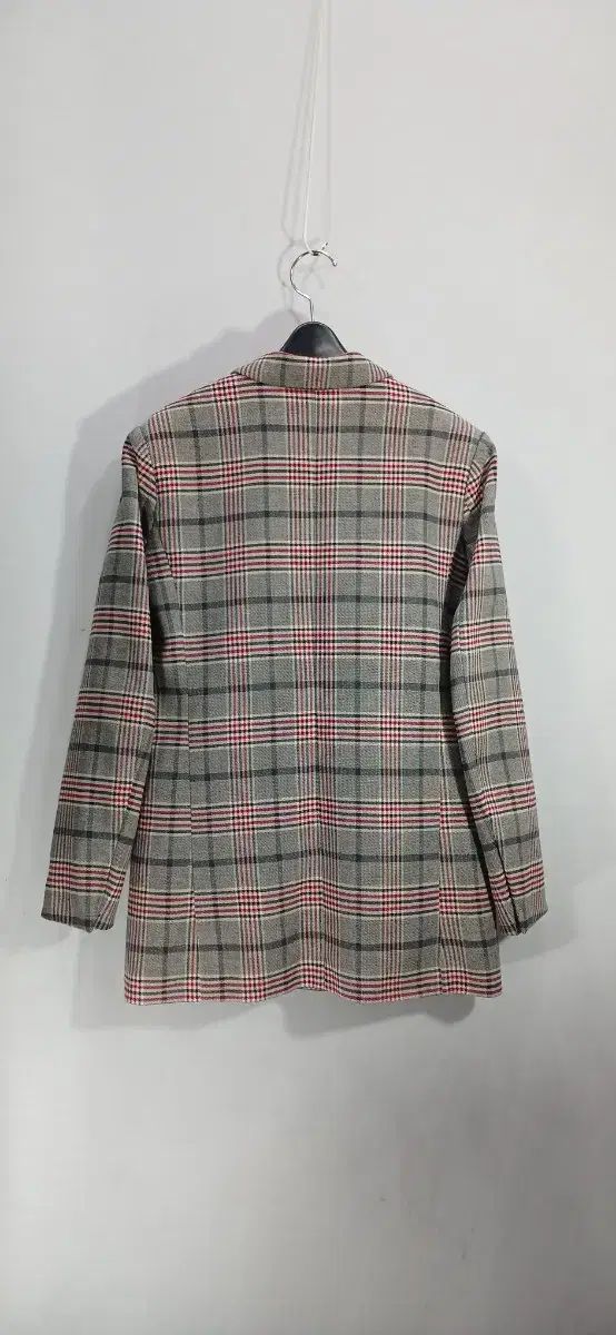 サンドロ CHECK ダブル ブレステッド ジャケット