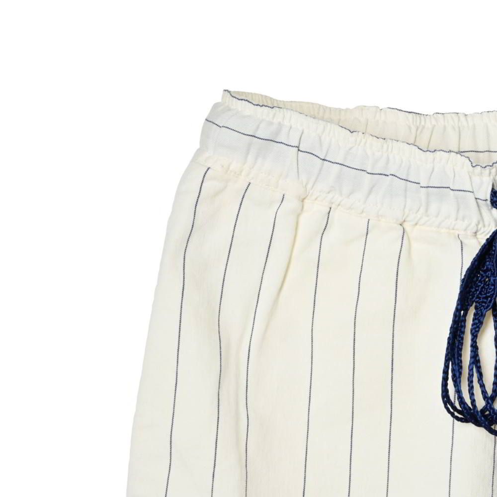 WALES BONNER ストライプ リネン混 パンツ - メルカリ 