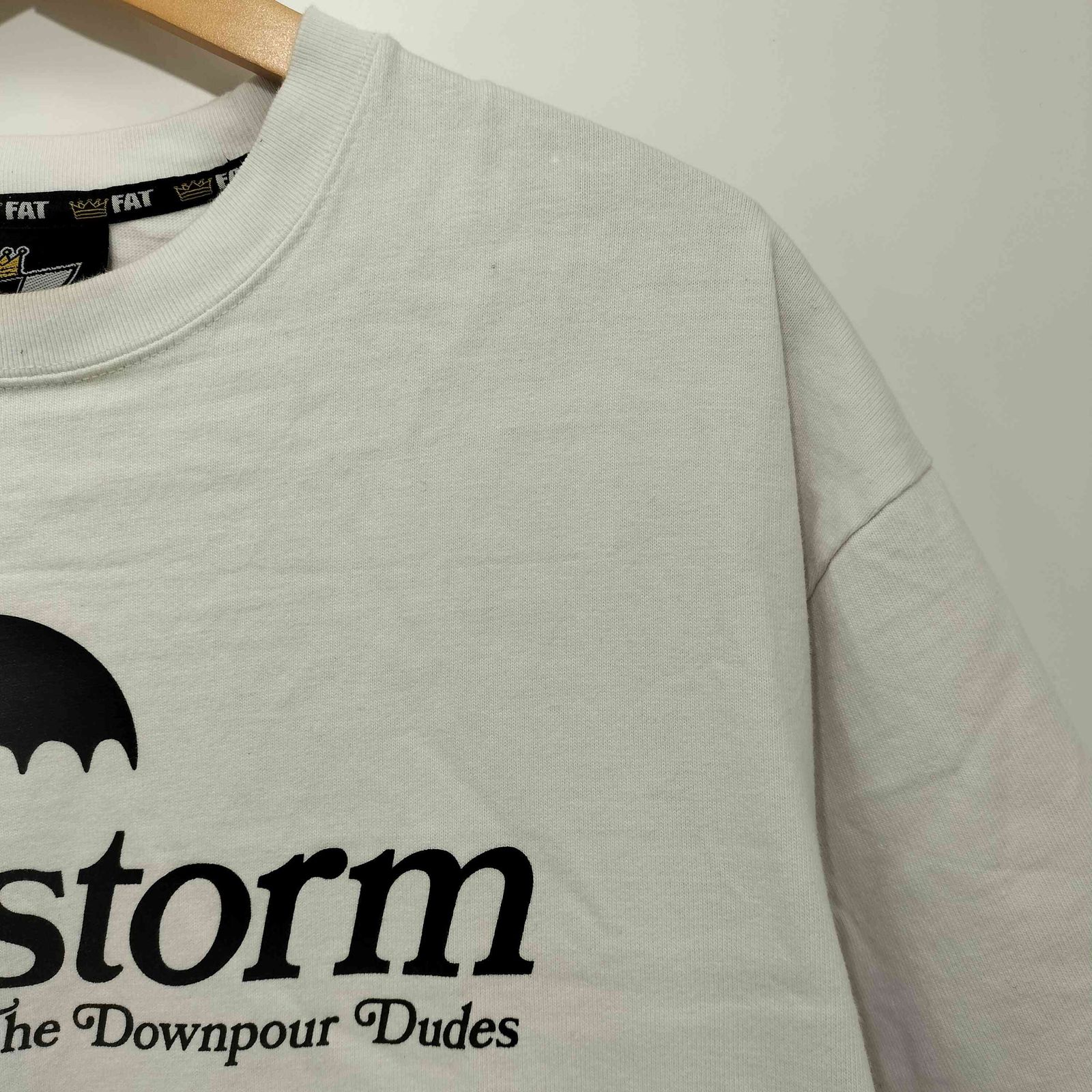 エフエーティー FAT 両面プリント ヘビーオンス クルーネックTシャツ