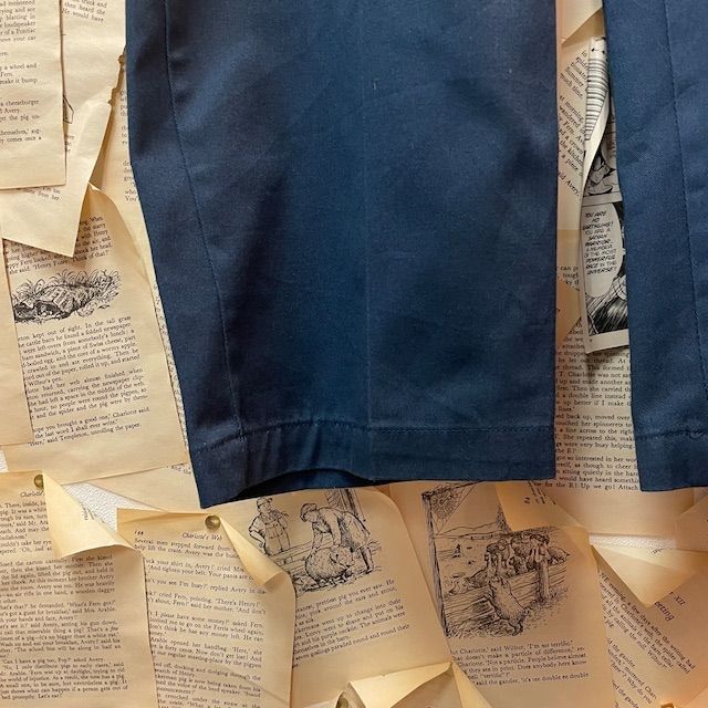 70s〜talon zip USA製 Dickies ビックサイズ タックワークパンツ