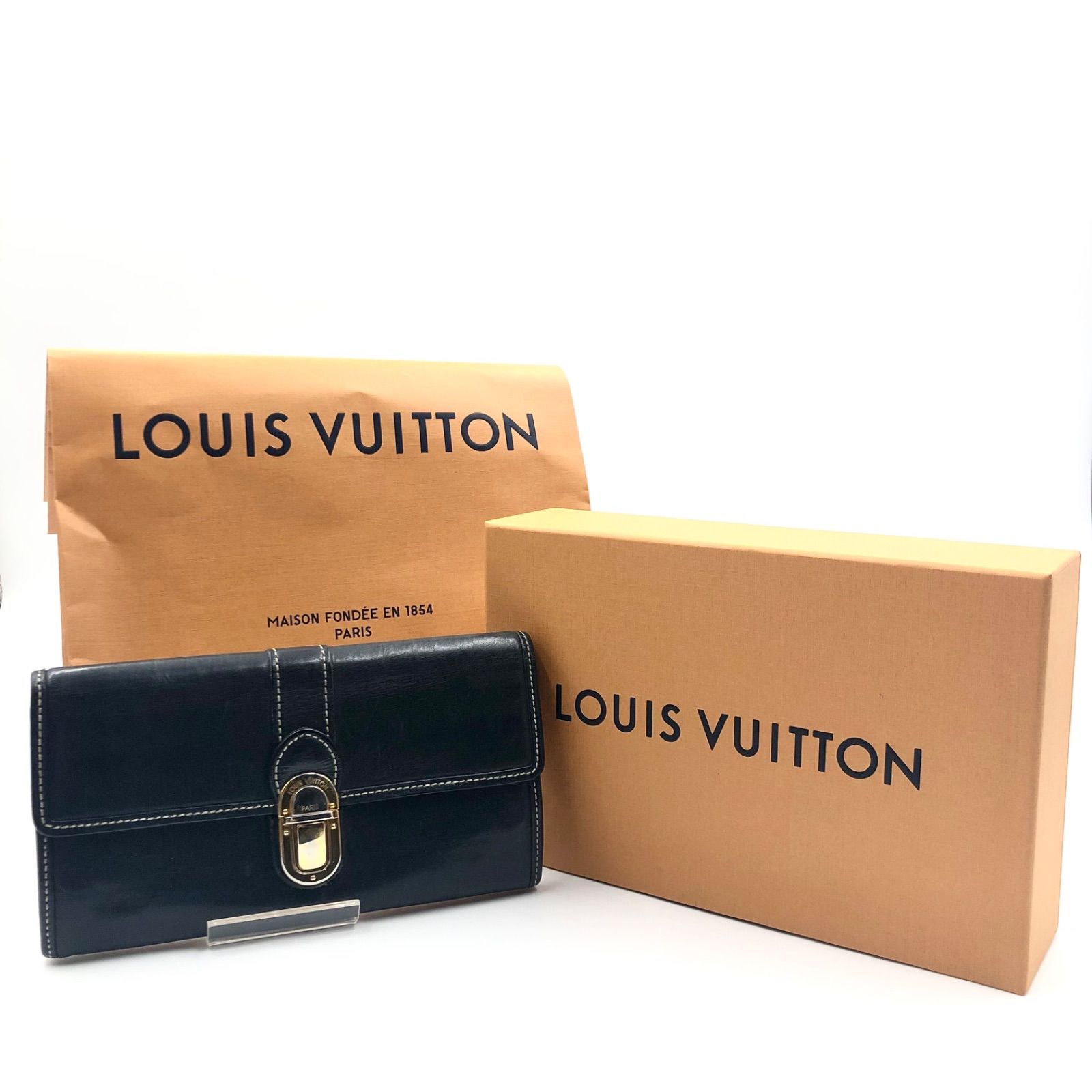 人気 LOUIS VUITTON ルイヴィトン 長財布 美品 箱付き わずらわしい 