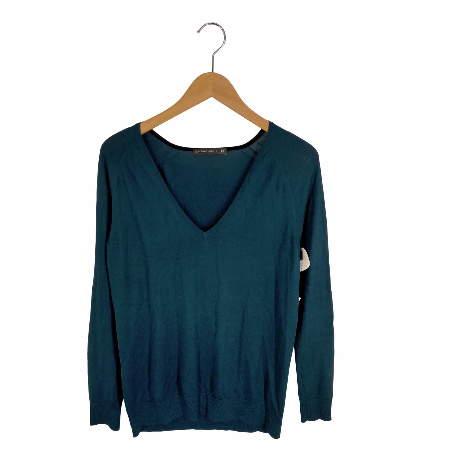 バレンシアガニット BALENCIAGA KNITS シルクカシミヤ Vネックニット 