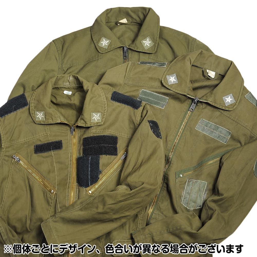 イタリア軍放出品 フライトスーツ 空軍 つなぎ 飛行服 OD [ 54 / 可 ]