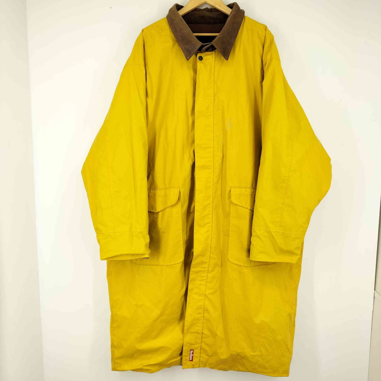 マルボロ Marlboro 90S reversible coat Rubber&Corduroy ロング