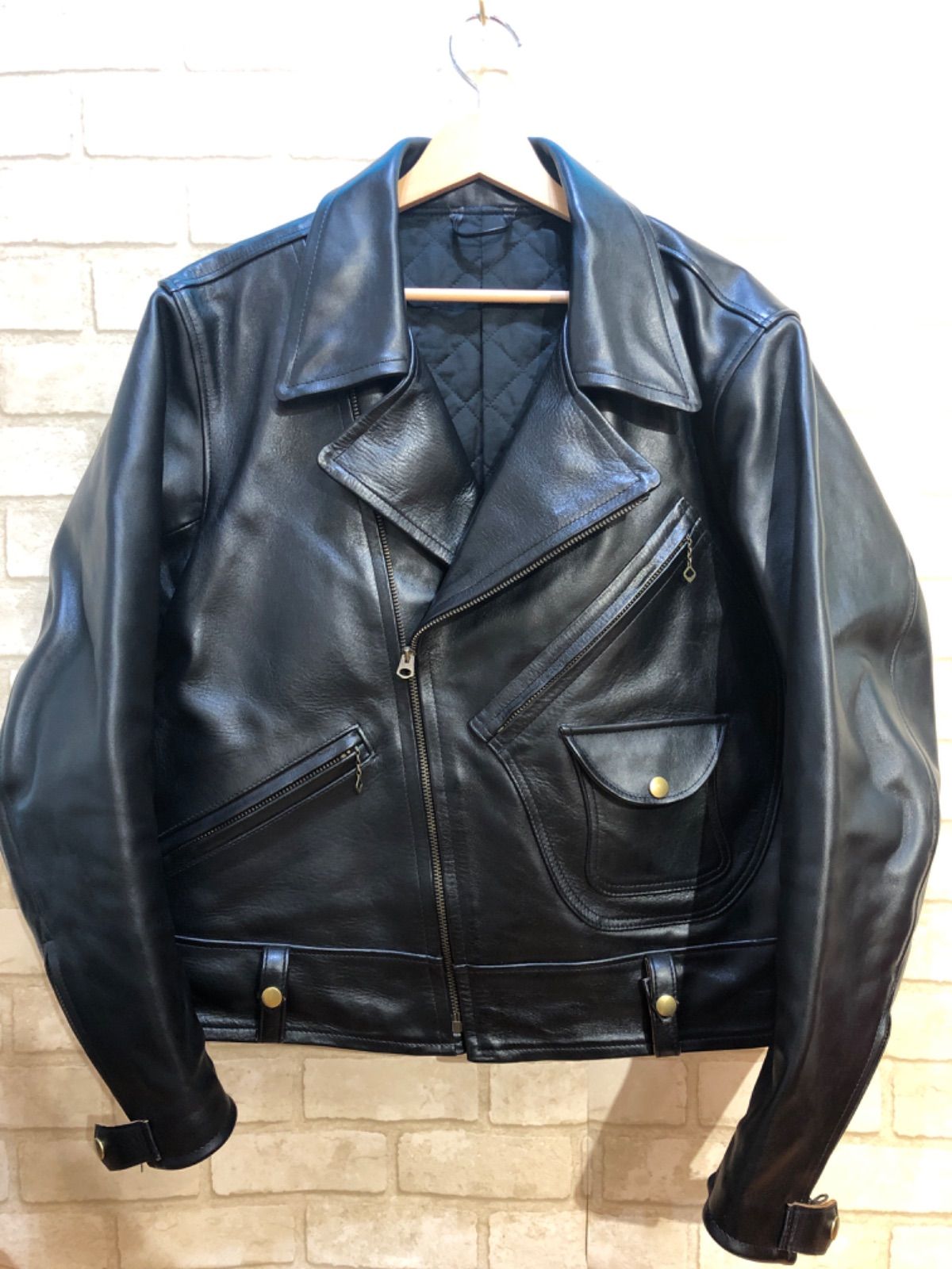 美品! ! 50s vintage TAUBERS OF CALIFORNIA Dapper's 50's Style Mortorcycle Leather Jacket - メルカリ
