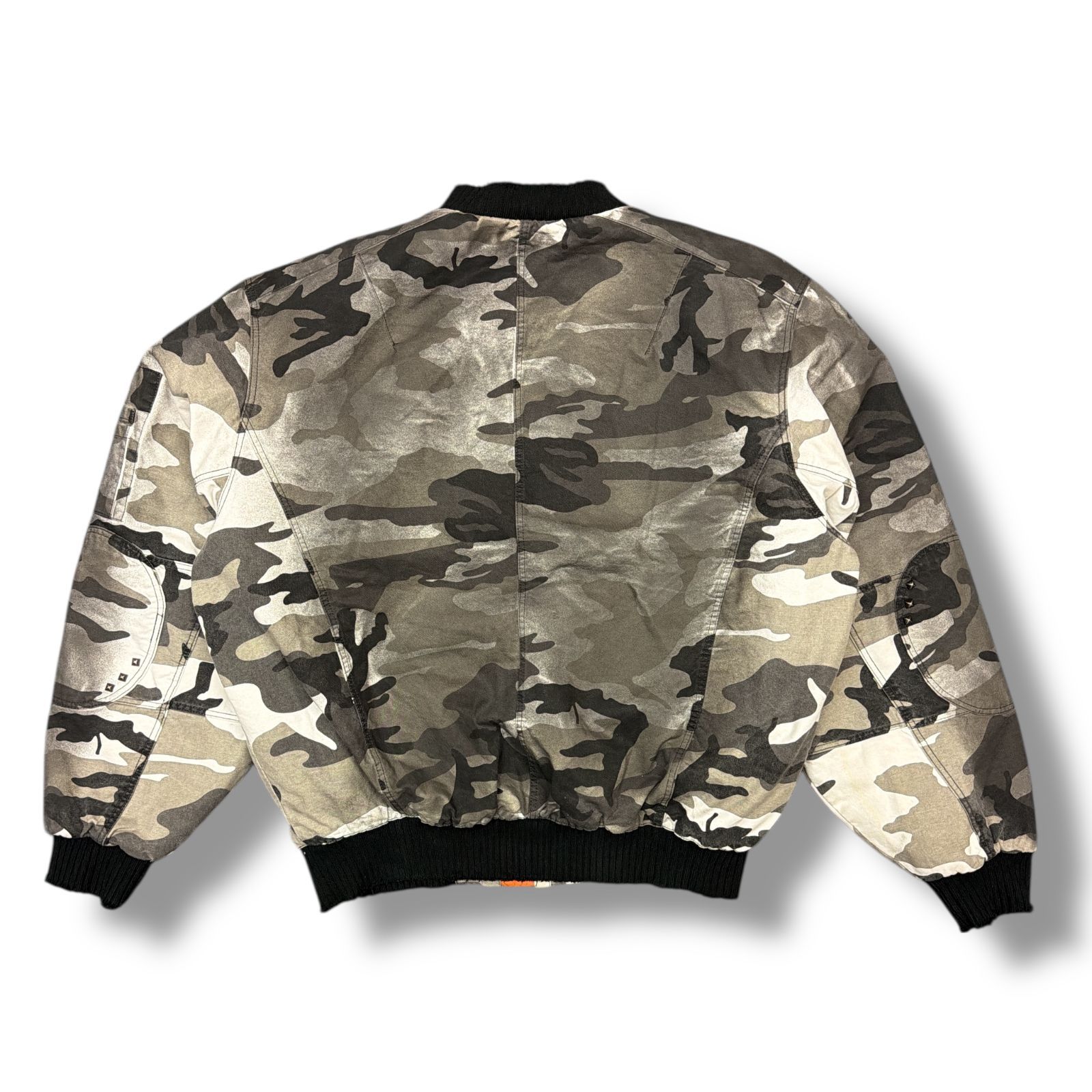 参考上代31900円 Jaded London Dirty Camo Bomber Jacket ダスティカモボンバージャケット ブルゾン フライトジャケット MA-1 ジェイデッドロンドン カモフラ M 98435A6