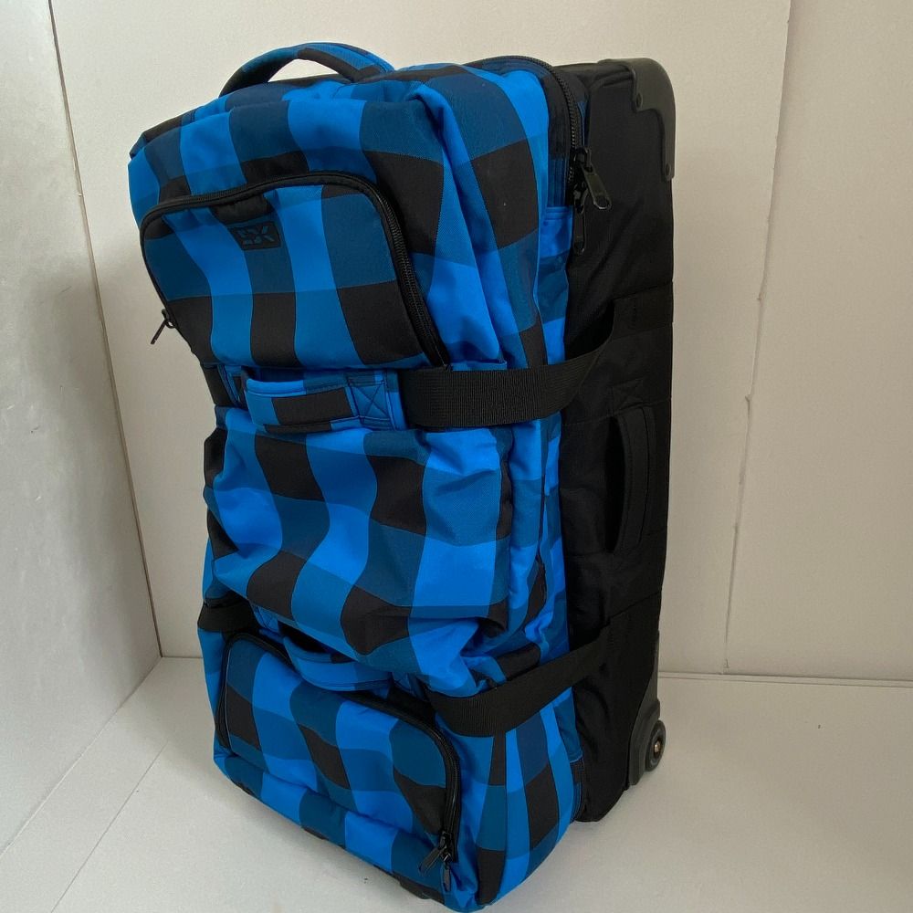 03w20999 DAKINE ダカイン キャリーバッグ AA237-141 大容量 青 黒チェック柄