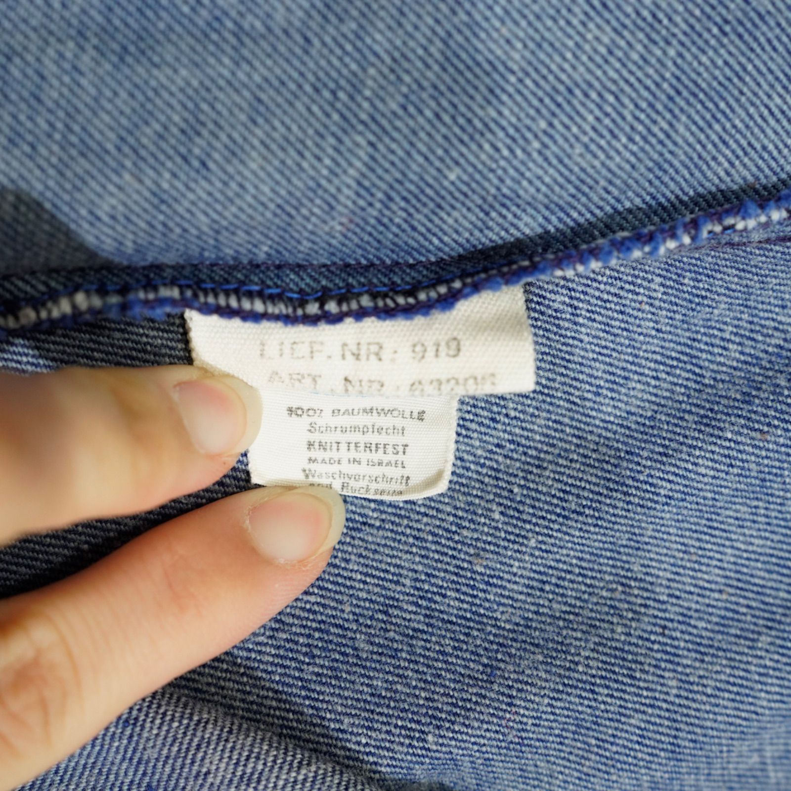 70’s USA VINTAGE アメリカ古着お花刺繍デザインフレアデニムパンツ 70's USA VINTAGE FLOWER EMBROIDERY DESIGN FLARE DENIM PANTS