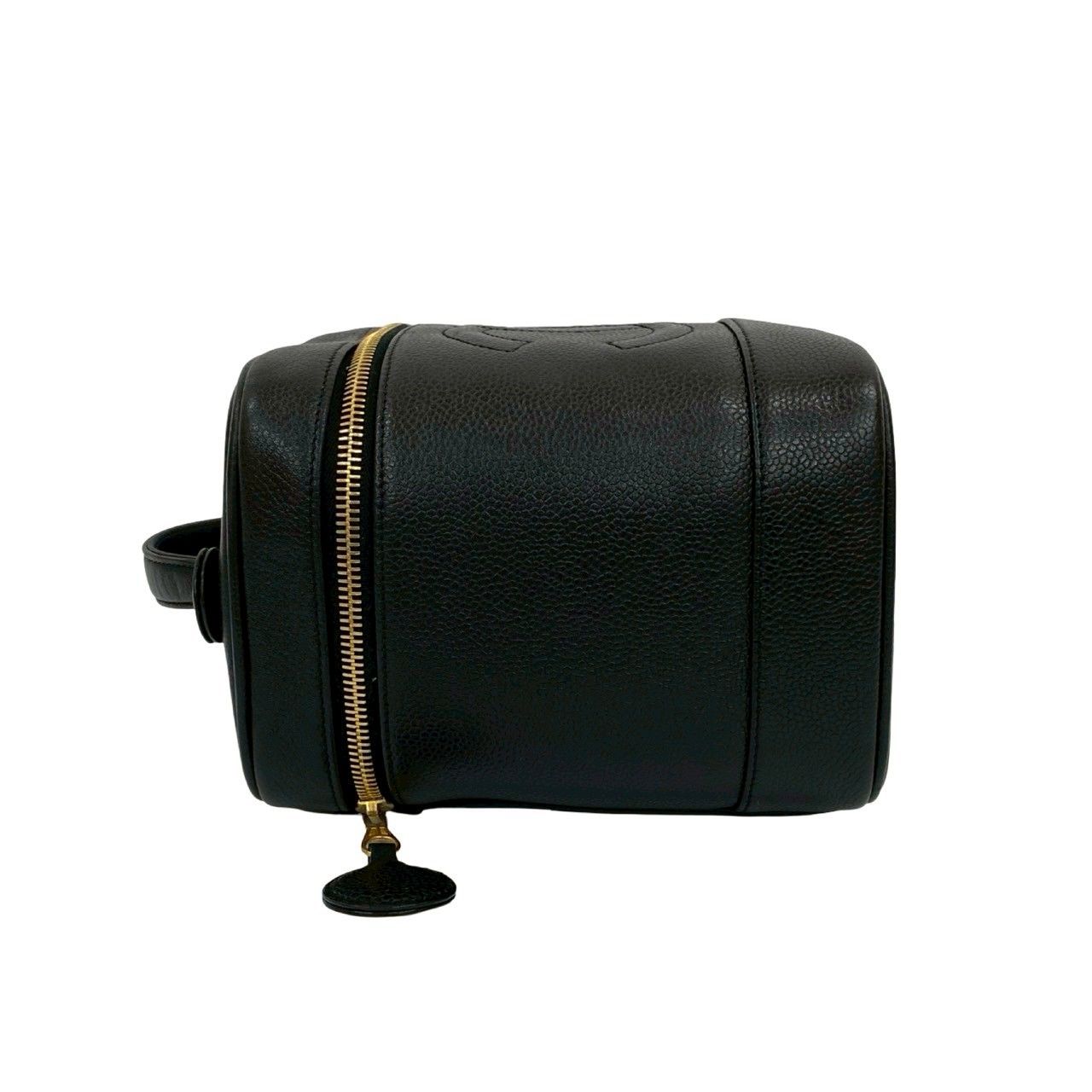 CHANEL◎シール有り 5番台 ビコローレ マットキャビアスキン がま口 黒 シャネル ビコローレ ラムスキン がま口ミニ財布 (新品未使用品