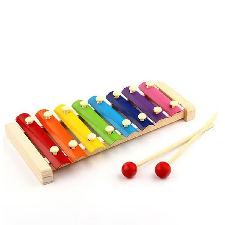 わずか残り1点】1 セット 8音手ノック木琴 楽器のおもちゃ 子供