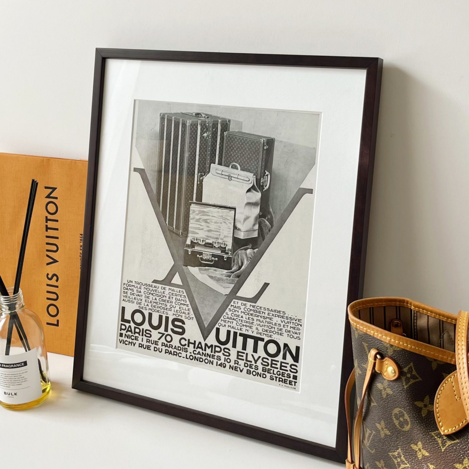 1931 広告＞ Louis Vuitton ルイ・ヴィトン ポスター ヴィンテージ 