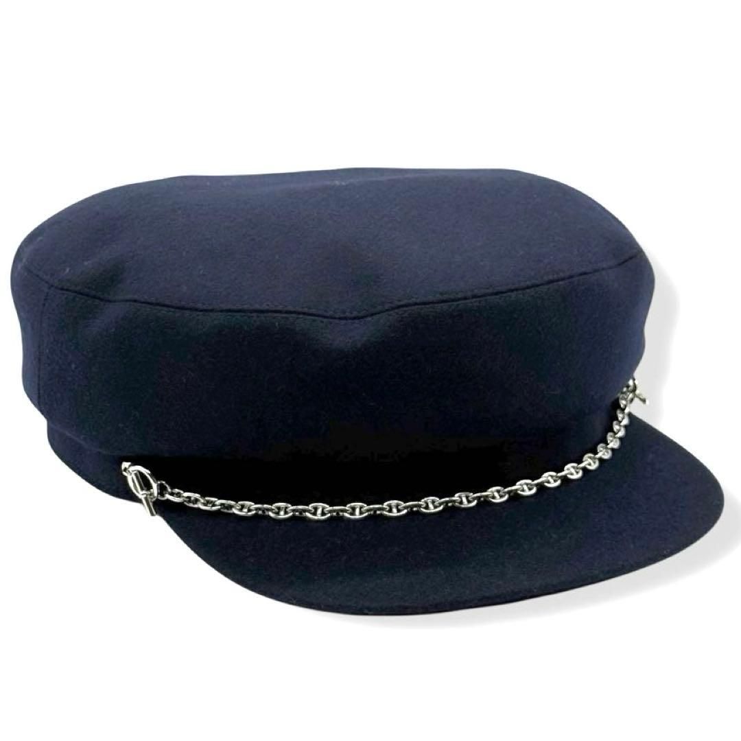 ♥ エルメス ベルイル キャスケット シェーヌダンクル カシミヤ 3967