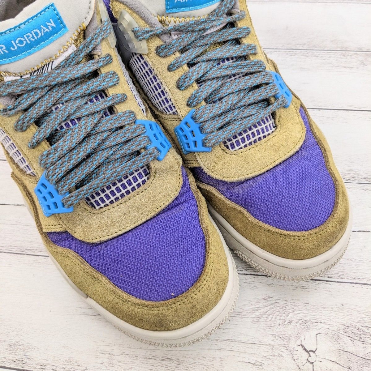 NIKE × UNION Air Jordan 4 SP Desert Moss DJ5718-300 US9 27cm