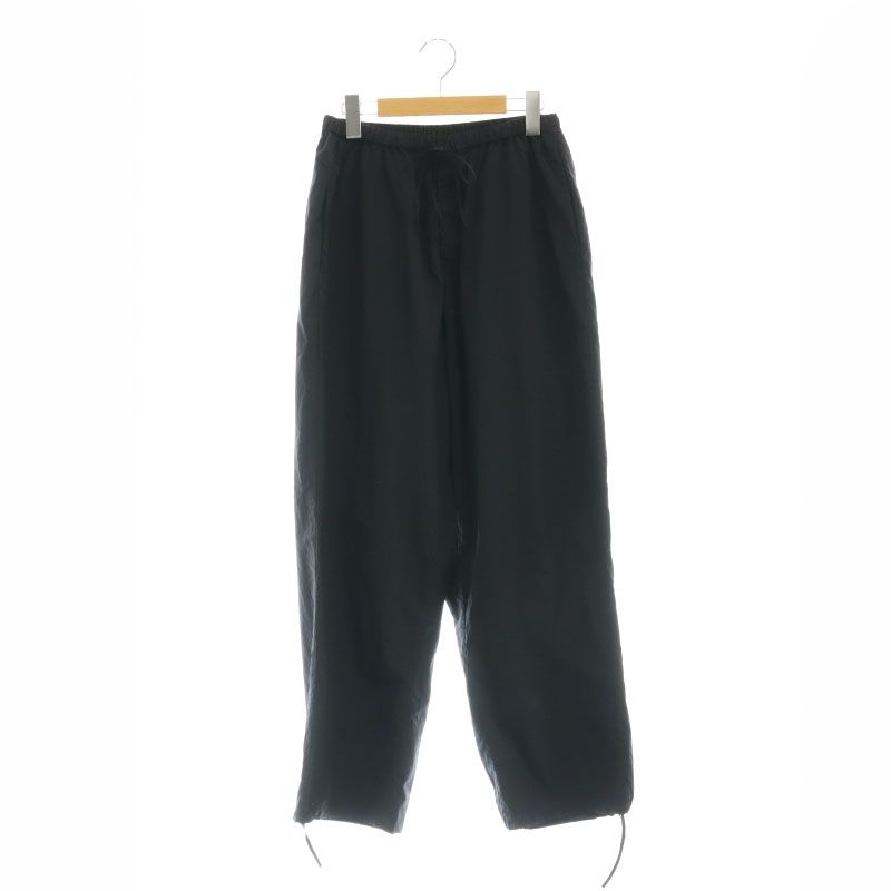 エイトン ATON HAND DYE NYLON オーバーパンツ テーパード